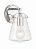 Sconces Single Glass by Crystorama ( 60 | VSS-7001-PN Voss ) 