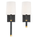 Sconces Single Candle by Crystorama ( 60 | WES-9901-BK-GA Weston ) 