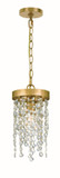 Mini Pendants Drum Shade by Crystorama ( 60 | WIN-610-GA-CL-MWP Winham ) 