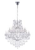 Large Chandeliers Candle by CWI Lighting ( 401 | 8318P50C-41 (Clear)-B Maria Theresa ) 