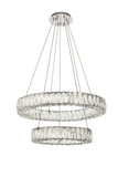 Mid. Chandeliers Ring/Halo by Elegant Lighting ( 173 | 3503G24C Monroe ) 