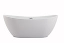 Plumbing Bath Tubs/Showers by Elegant Lighting ( 173 | BT10367GW Ines ) 