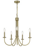 Mid. Chandeliers Candle by Cal Lighting ( 225 | FX-3736-5 Spiez ) 