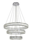 Large Chandeliers Glass Shade by Elegant Lighting ( 173 | 3503G3LC Monroe ) 
