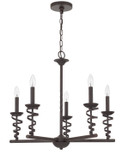 Mid. Chandeliers Candle by Cal Lighting ( 225 | FX-3746-5 Forbach ) 
