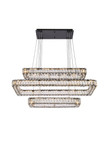 Linear/Island Ring/Halo by Elegant Lighting ( 173 | 3504G42L3BK Monroe ) 