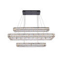 Linear/Island Ring/Halo by Elegant Lighting ( 173 | 3504G50L3BK Monroe ) 