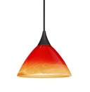 Multi-Systems Low Voltage Pendants by Besa ( 74 | XP-1743SL-BK Besa Domi Pendant ) 