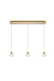 Linear/Island 3 Light Bar by Elegant Lighting ( 173 | 3505D28G Eren ) 