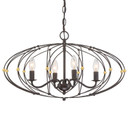 Foyer/Hall Lanterns Open Frame by Crystorama ( 60 | ZUC-A9034-EB-GA Zucca ) 