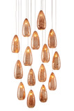 Large Chandeliers Glass Shade by Currey and Company ( 142 | 9000-0905 Rame Collection ) 