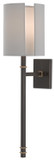 Sconces Single Candle by Currey and Company ( 142 | 5000-0119 Rocher Bronze Wall Sconce ) 