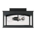 Exterior Ceiling Mount by Capital Lighting ( 65 | 946731BK Burton ) 