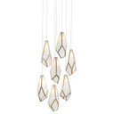 Pendants Multi-port/Cascade by Currey and Company ( 142 | 9000-1035 Glace Collection ) 