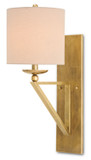 Sconces Single Candle by Currey and Company ( 142 | 5181 Anthology Brass Wall Sconce ) 