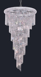 Large Chandeliers Glass Shade by Elegant Lighting ( 173 | V1801SR30C/RC Spiral ) 