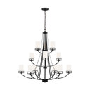 Large Chandeliers Glass Shade by Generation Lighting ( 1 | 3121612-112 Robie ) 
