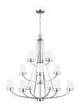 Large Chandeliers Glass Shade by Generation Lighting ( 1 | 3121612EN3-962 Robie ) 