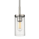 Mini Pendants Glass Down by Golden ( 62 | 7011-M1L PW-CLR Winslett ) 