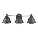 Bathroom Fixtures Three Lights by Golden ( 62 | 7312-BA3 BP Bartlett ) 