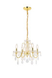 Mini Chandeliers Candle by Elegant Lighting ( 173 | V2015D17G/RC St. Francis ) 