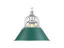 Sconces Metal by Golden ( 62 | 3306-1W CH-GN Orwell ) 
