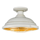 Semi-Flush Mts. Cage by Golden ( 62 | 7312-SF FW Bartlett ) 