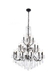Large Chandeliers Candle by Elegant Lighting ( 173 | V2015G36DB/RC St. Francis ) 