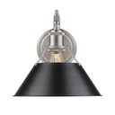 Sconces Directional/Cylinder by Golden ( 62 | 3306-1W PW-BLK Orwell ) 