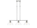 Linear/Island 3 Light Bar by Golden ( 62 | 3602-3LP CH-CLR Duncan ) 