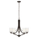 Mid. Chandeliers Glass Up by Generation Lighting ( 1 | 3137305-710 Elmwood Park ) 