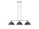 Linear/Island 3 Light Bar by Golden ( 62 | 3602-3LP CH-RBZ Duncan ) 