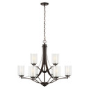 Mid. Chandeliers Glass Up by Generation Lighting ( 1 | 3137309-710 Elmwood Park ) 