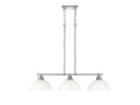 Linear/Island 3 Light Bar by Golden ( 62 | 3602-3LP CH-WHT Duncan ) 