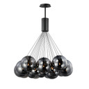 Mid. Chandeliers Multi-Port/Cascade by ET2 ( 86 | E25088-142BK Burst ) 