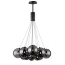 Mid. Chandeliers Multi-Port/Cascade by ET2 ( 86 | E25089-142BK Burst ) 