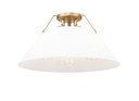 Flush Mounts Metal Shade by Golden ( 62 | 3306-3FM BCB-OP Orwell ) 