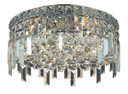 Flush Mounts Drum Shade by Elegant Lighting ( 173 | V2031F16C/RC Maxime ) 