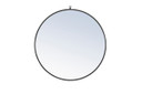 Mirrors Oval/Round by Elegant Lighting ( 173 | MR4061BK Rowan ) 