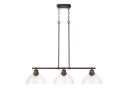 Linear/Island 3 Light Bar by Golden ( 62 | 3602-3LP RBZ-CLR Duncan ) 