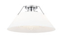 Flush Mounts Metal Shade by Golden ( 62 | 3306-3FM CH-OP Orwell ) 