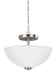 Semi-Flush Mts. Bowl Style by Generation Lighting ( 1 | 77160-962 Oslo ) 