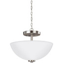Semi-Flush Mts. Bowl Style by Generation Lighting ( 1 | 77160EN3-962 Oslo ) 