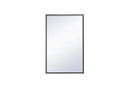 Mirrors Rectangle/Square by Elegant Lighting ( 173 | MR41828BK Monet ) 