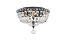 Flush Mounts Bowl Style by Elegant Lighting ( 173 | V2528F12BK/RC Tranquil ) 