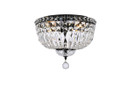 Flush Mounts Bowl Style by Elegant Lighting ( 173 | V2528F14BK/RC Tranquil ) 