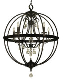 Mid. Chandeliers Sphere by Framburg ( 8 | 1069 MBLACK Compass ) 
