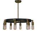 Pendants Exposed Lamps by Framburg ( 8 | 4889 AB/MBLACK Felix ) 