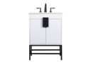 Plumbing Bath Chests/Vanities by Elegant Lighting ( 173 | VF48824MWH Eugene ) 