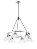 Mid. Chandeliers Glass Down by Golden ( 62 | 3306-6 CH-CLR Orwell ) 